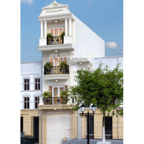 Tư vấn thiết kế mẫu nhà 4 tầng có gác lửng đẹp nhất hiện nay