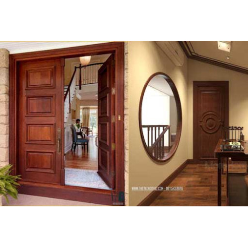 Mẫu cửa gỗ tự nhiên 2 cánh đẹp phổ biến nhất hiện nay