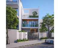 Xây nhà 3 tầng 5 phòng ngủ cho bạn không gian đẹp