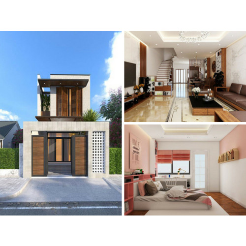 Phương pháp thiết kế nội thất nhà ống 2 tầng đẹp, tiện nghi