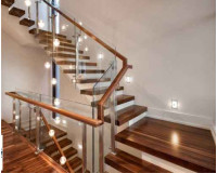 Tổng hợp mẫu lan can cầu thang gỗ đẹp