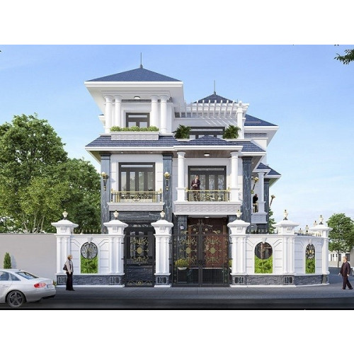Mẫu nhà 3 tầng 4 phòng ngủ trên diện tích 5x20m thông thoáng