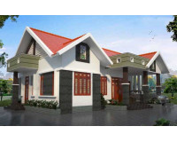 Mẫu nhà tiền chế mái thái đẹp với thiết kế ấn tượng