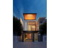 Những mẫu nhà phố 6x20m chi phí thấp với thiết kế thông minh