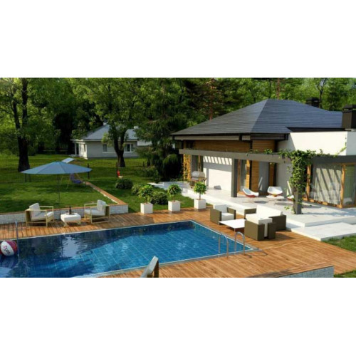 Mẫu nhà biệt thự 1 tầng 3 phòng ngủ nắm bắt xu hướng 2024