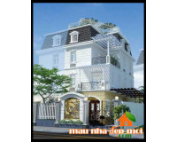 Mẫu biệt thự 3 tầng kiểu pháp đẹp diện tích 7x13m