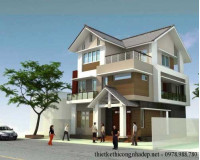 Mẫu biệt thự nhà phố 3 tầng đẹp trên diện tích 9x12m