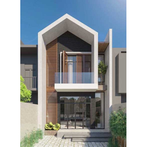 20 mẫu nhà 1 trệt 1 lầu 3 phòng ngủ mang phong cách hiện đại