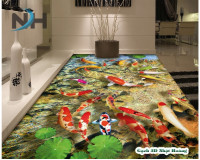 Top 4 mẫu gạch lát nền phòng khách 3D độc đáo, ấn tượng 