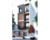 Top các mẫu nhà phố 4 tầng sang trọng thiết kế ấn tượng