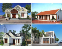 Mẫu nhà cấp 4 có 3 phòng ngủ đẹp được ưa chuộng nhất 2024