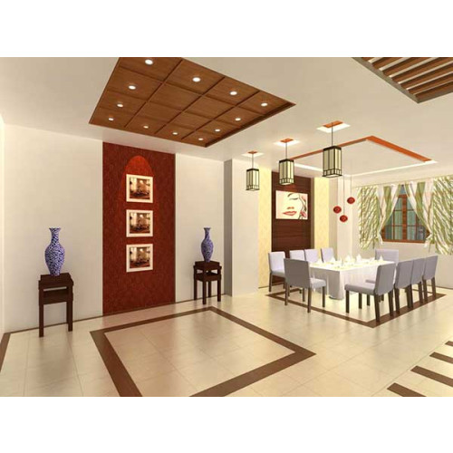 Những mẫu trần thạch cao kết hợp gỗ làm say đắm lòng người