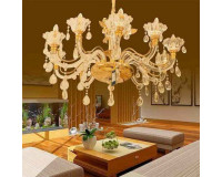 Tuyển chọn các mẫu đèn chùm phòng khách chung cư đẹp 2024