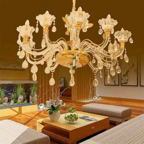 Tuyển chọn các mẫu đèn chùm phòng khách chung cư đẹp 2024