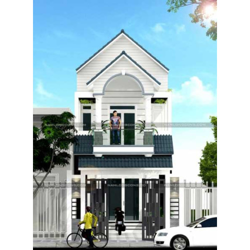 Mẫu nhà 2 tầng 3 phòng ngủ 1 phòng thờ phổ biến nhất 2024