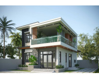 Xây nhà 2 tầng 600 triệu kèm 100 mẫu thiết kế đẹp nhất 2024