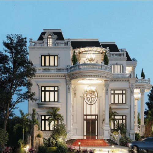 Say đắm với những mẫu nhà 3 tầng cổ điển đẹp nhất 2024