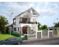 Các mẫu nhà sơn màu xanh đẹp - ý nghĩa của ngôi nhà màu xanh