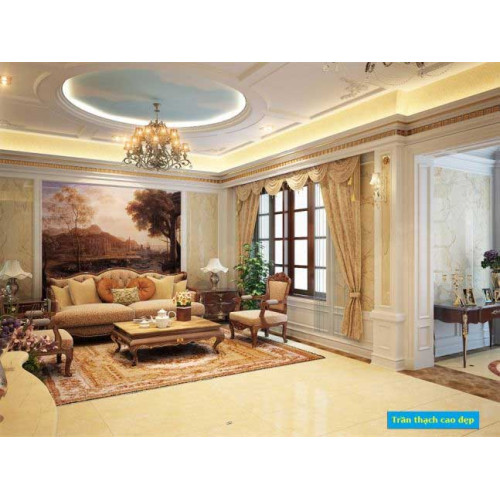 10+ những mẫu trần thạch cao tân cổ điển đẹp nhất 2024