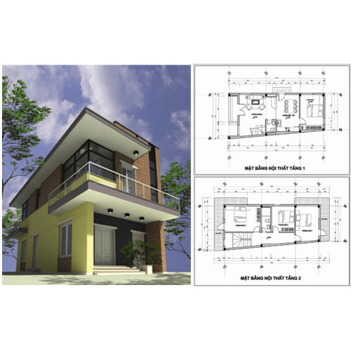 Xây nhà 1 trệt 1 lầu 300 triệu cho người có thu nhập thấp