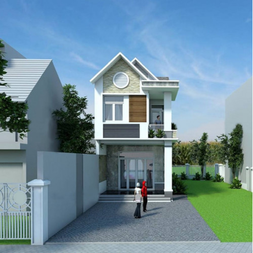 Chi phí xây nhà 1 trệt 1 lầu 5x15 dự toán chi tiết công trình