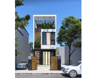 Mẫu nhà phố 2 tầng 4x15 đón đầu thiết kế theo xu hướng hiện đại