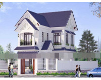 Mẫu nhà 2 tầng chữ L 4 phòng ngủ thiết kế đẹp như mơ