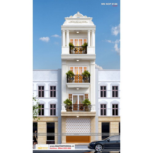 Tìm hiểu mẫu nhà 4 tầng bán cổ điển đẹp nhất 2024