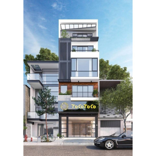 Mẫu nhà 4 tầng kết hợp kinh doanh thu hút khách hàng