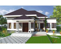 Mẫu nhà cấp 4 diện tích 200m2 tiện nghi và hiện đại