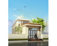 Mẫu nhà cấp 4 40m2 nhỏ gọn tiết kiệm chi phí