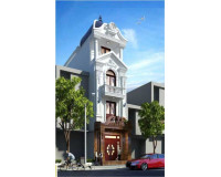 Mẫu nhà ống 4 tầng cổ điển (Đậm Chất Kiến Trúc Pháp)