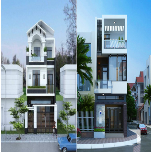 Mẫu nhà phố 1 trệt 2 lầu 4x16m thu hút các chủ đầu tư