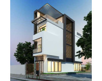 Mẫu nhà phố 3 tầng 1 tum đẹp 2024 thiết kế đầy ấn tượng