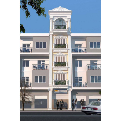 Những mẫu nhà phố cổ điển 5 tầng làm gia chủ mê mẩn