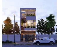 Bật mí những mẫu nhà phố lệch tầng đẹp được yêu thích hiện nay