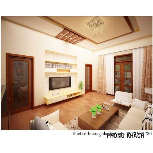 Thiết kế nội thất nhà cấp 4 mái thái đẹp 11.5x21m