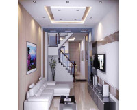 15 mẫu phòng khách nhà lệch tầng được ưa chuộng nhất hiện nay