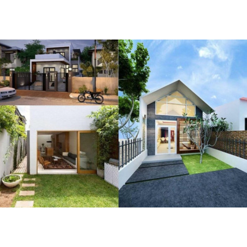 Thay đổi xu hướng xây dựng bằng mẫu nhà ống 1 tầng ở nông thôn 	 