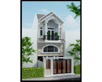 Bản vẽ thiết kế nhà 2 tầng giá 300 triệu có sân vườn