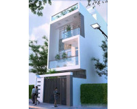 Chiêm ngưỡng những mẫu nhà phố mặt tiền 9m đẹp nhất 2024