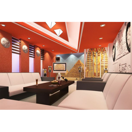 Mẫu vách thạch cao phòng Karaoke đẹp và ấn tượng nhất