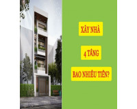 Xây nhà 4 tầng 40m2 hết bao tiền?