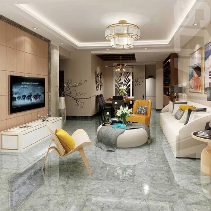 Dòng gạch lát nền vân đá trên thị trường