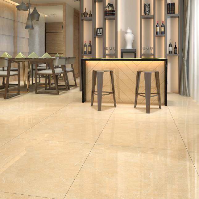 thông tin gạch lát nền màu vàng kem