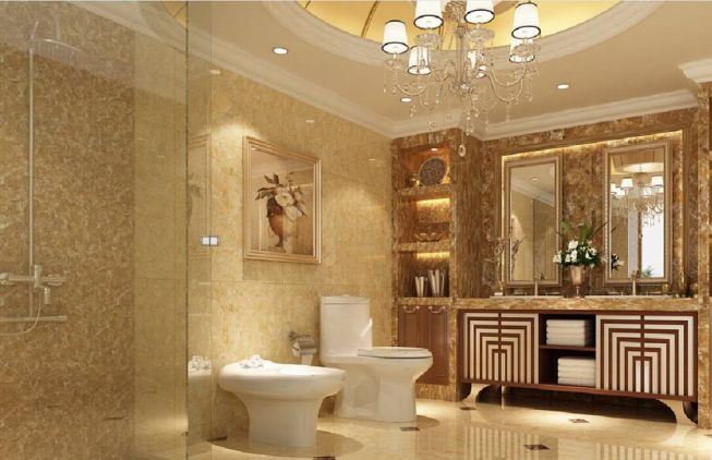 nhà vệ sinh phong cách cổ điển