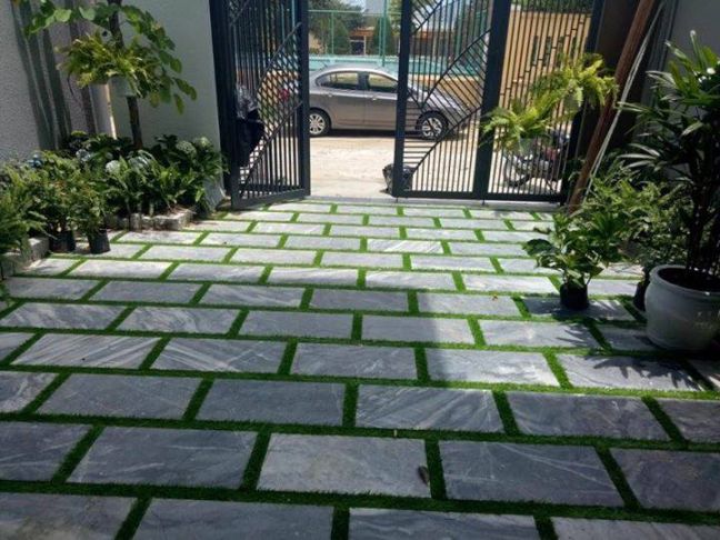 cách chọn gạch lát nền sân vườn