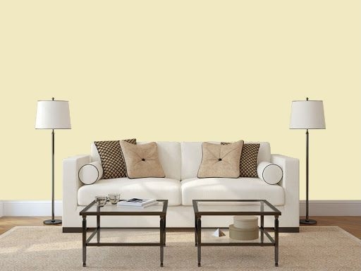 sơn nhà màu vang kem nhạt hợp phong thủy cho người mệnh kim