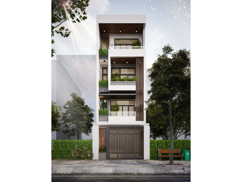 Báo giá chi phí xây nhà 4 tầng tại Bến Cát, Bình Dương chi tiết