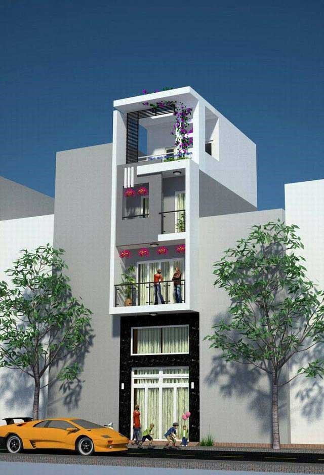 Xây dựng nhà 4 tầng tại Quảng Điền, Thừa Thiên Huế